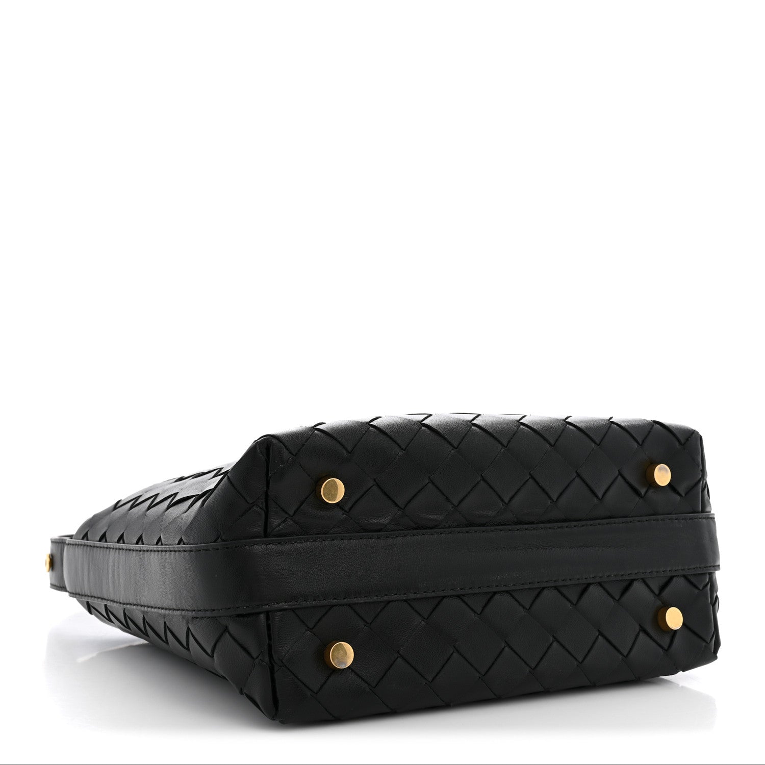 Bottega Veneta Calfskin Nappa Intrecciato Mini Wallace Black 4 of 13