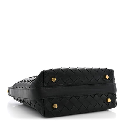 Bottega Veneta Calfskin Nappa Intrecciato Mini Wallace Black 4 of 13