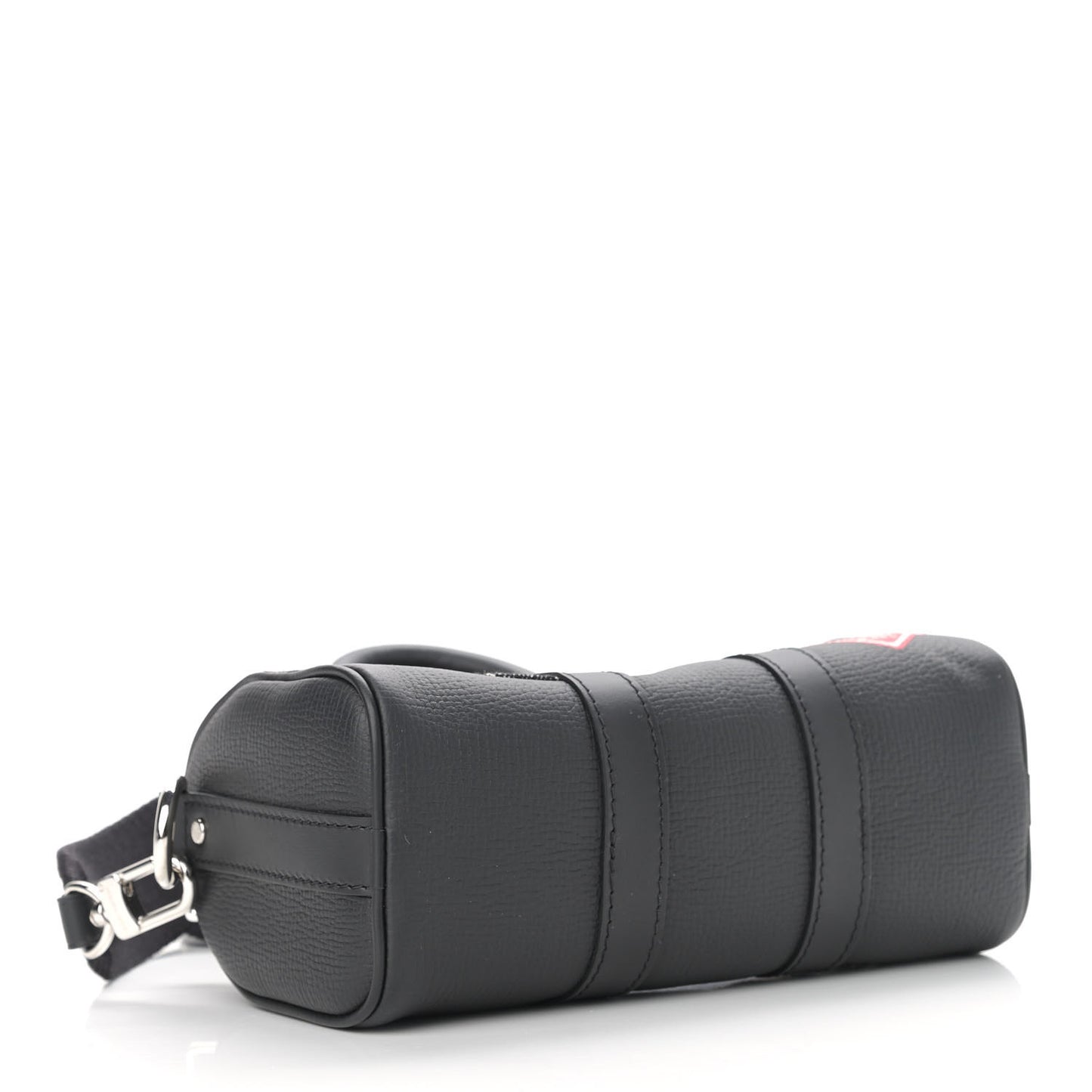 X NIGO Taurillon Monogram Denim Drip Keepall XS Black