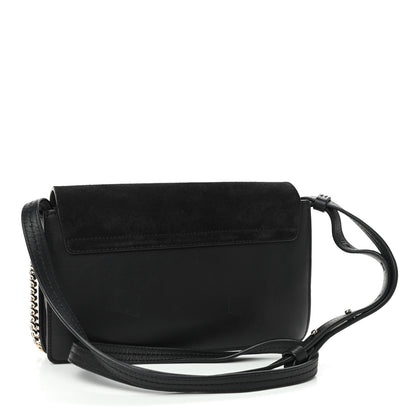 Chloe Suede Calfskin Small Faye Shoulder Bag Black 3 of 9