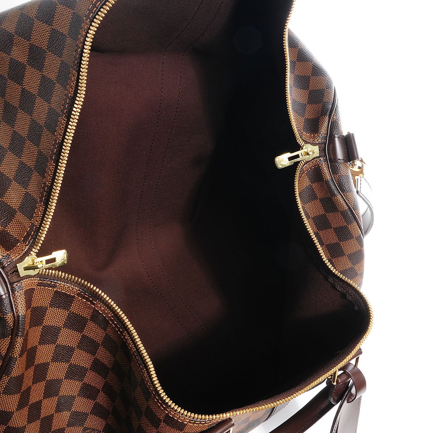 Louis Vuitton Damier Ebene Keepall BandouliÃ¨re 55 7 of 8