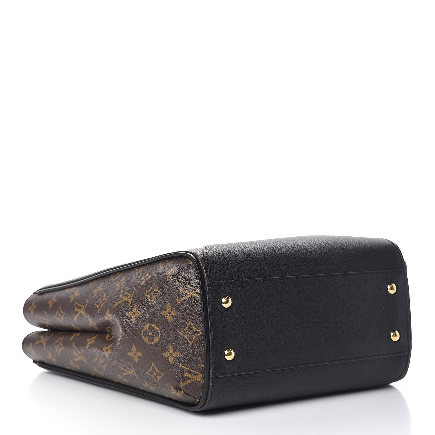 Louis Vuitton Calfskin Monogram Kimono Tote Black 4 of 13