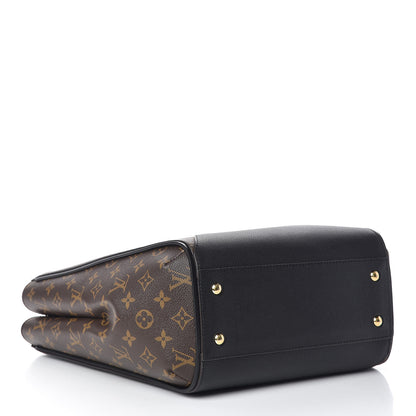 Louis Vuitton Calfskin Monogram Kimono Tote Black 4 of 13