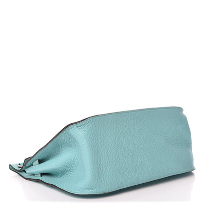 Hermes Swift Taurillon Clemence Jypsiere 28 Bleu Atoll 4 of 15