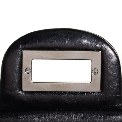 Chanel Glazed Calfskin 2.55 Reissue 227 Flap Black 8 of 9
