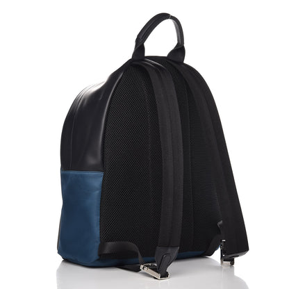 Fendi Nylon Vitello Elite Bag Bug Backpack Marine Acciao 3 of 10