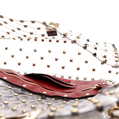 Valentino Garavani PVC Medium Rockstud Spike Shoulder Bag 5 of 11