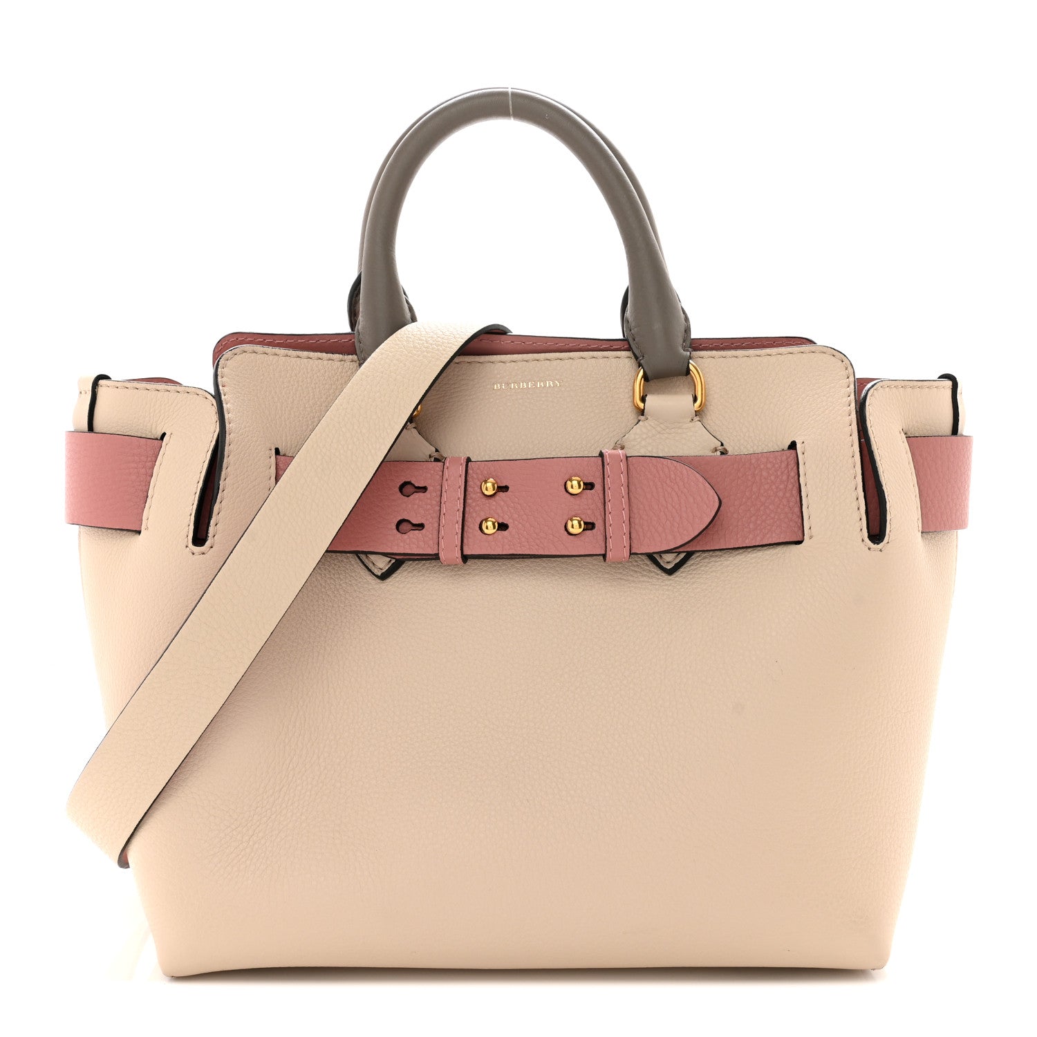 Burberry Marais Calfskin Small Belt Bag Limestone Dusty Rose 1 of 16