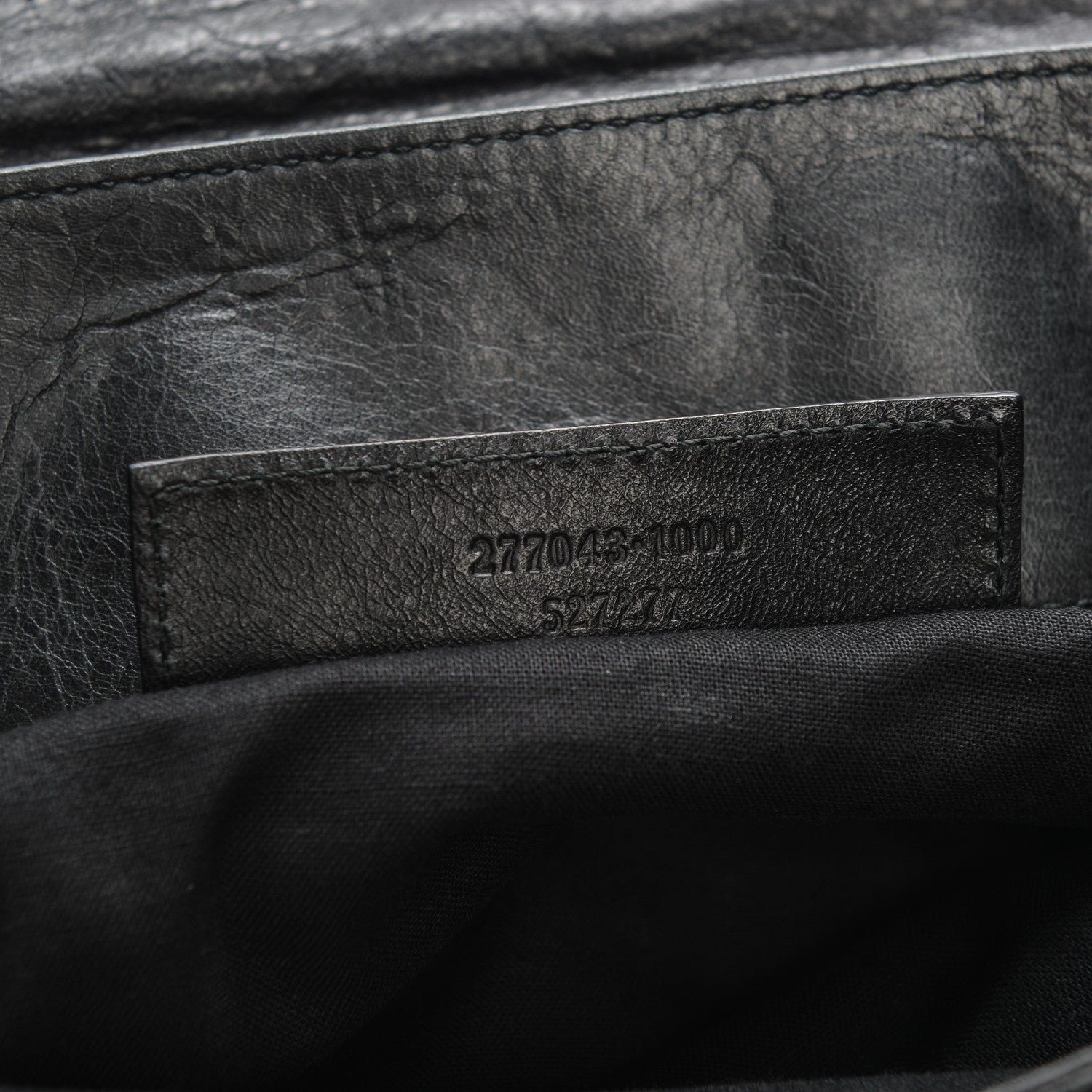 Balenciaga Agneau Folk Messenger Black 7 of 7