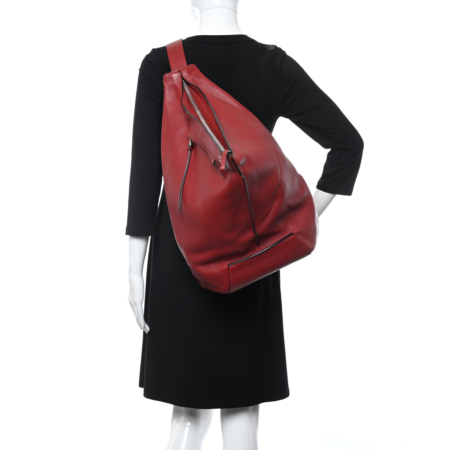 Loewe Calfskin Anton Backpack Red 2 of 10