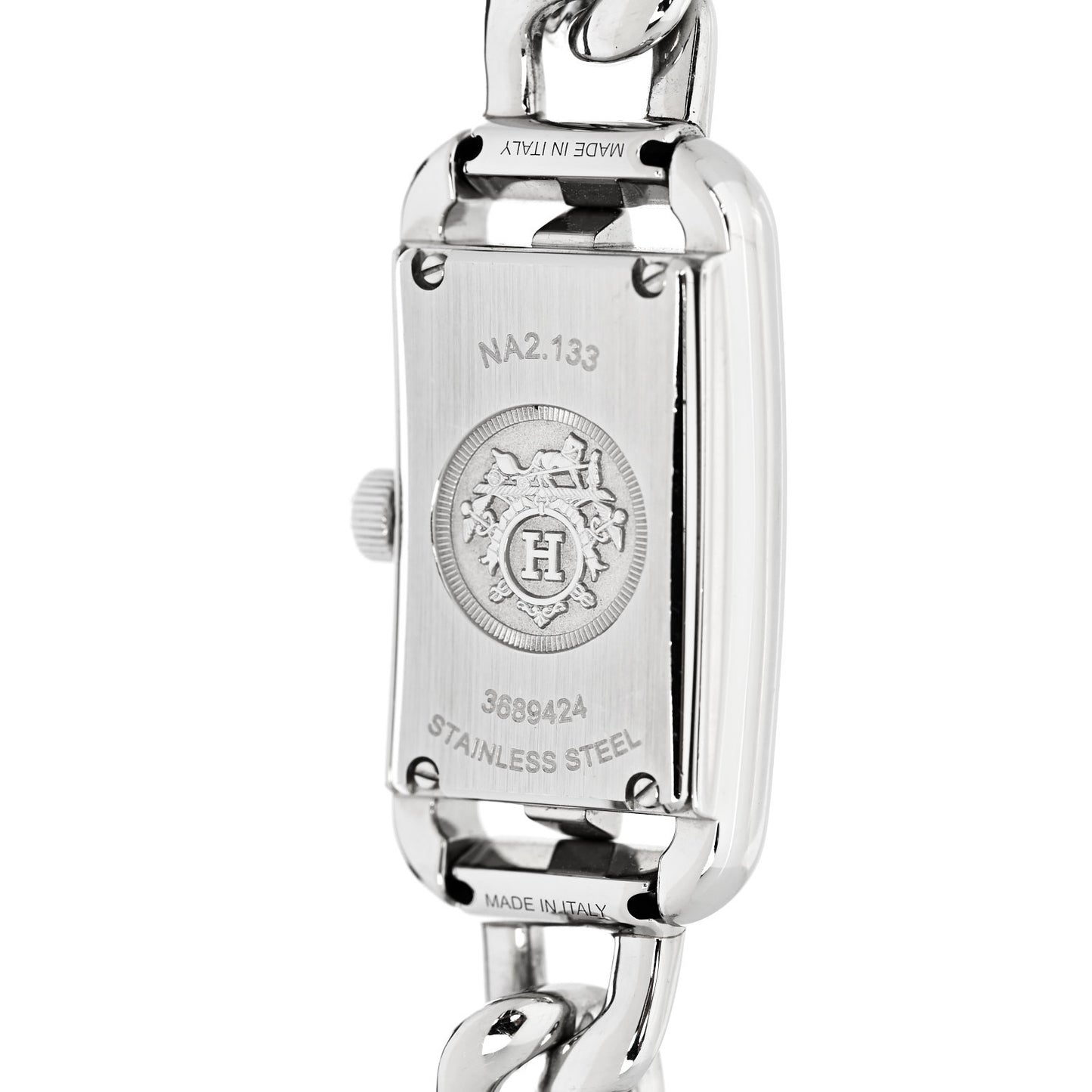 Stainless Steel Diamond Bezel 17mm Nantucket Quartz Watch Black