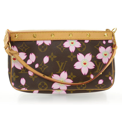 Louis Vuitton Monogram Cherry Blossom Pochette Accessories Brown 3 of 7