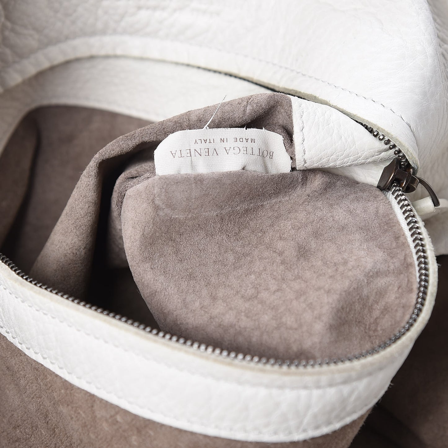 Cervo Deerskin Large Hobo White