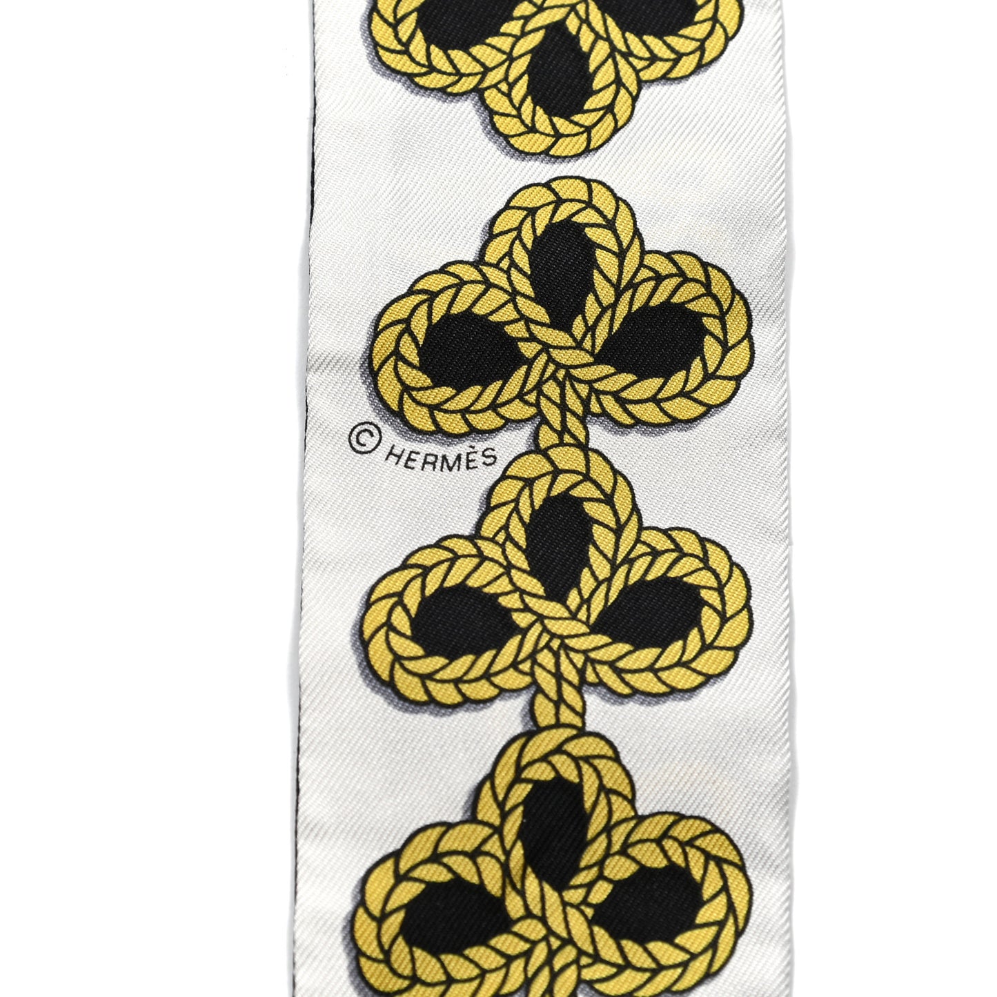 Silk Galons Et Brandebourg Twilly Black Gold White