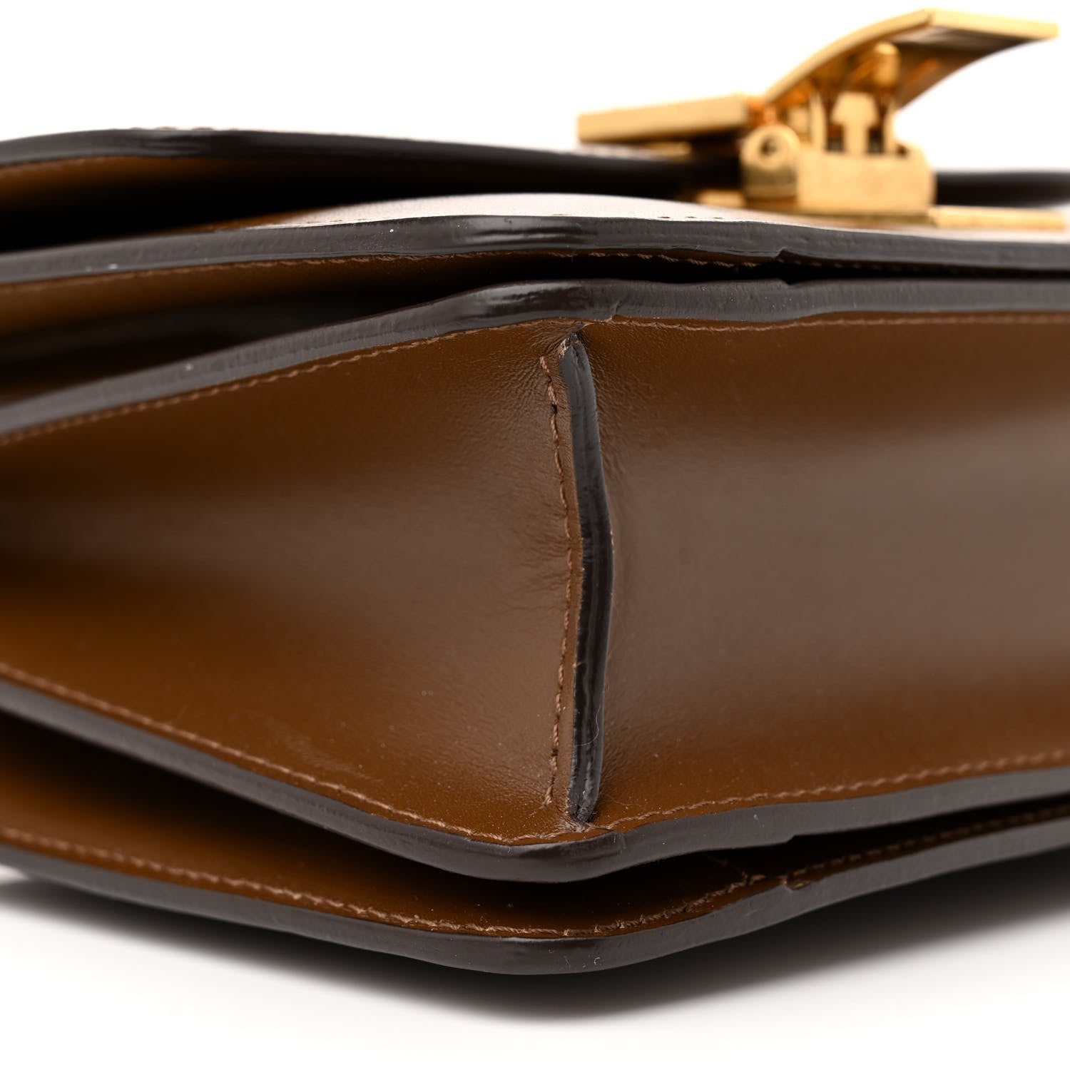 Celine Smooth Calfskin Small Classic Box Flap Bag Camel 8 of 13