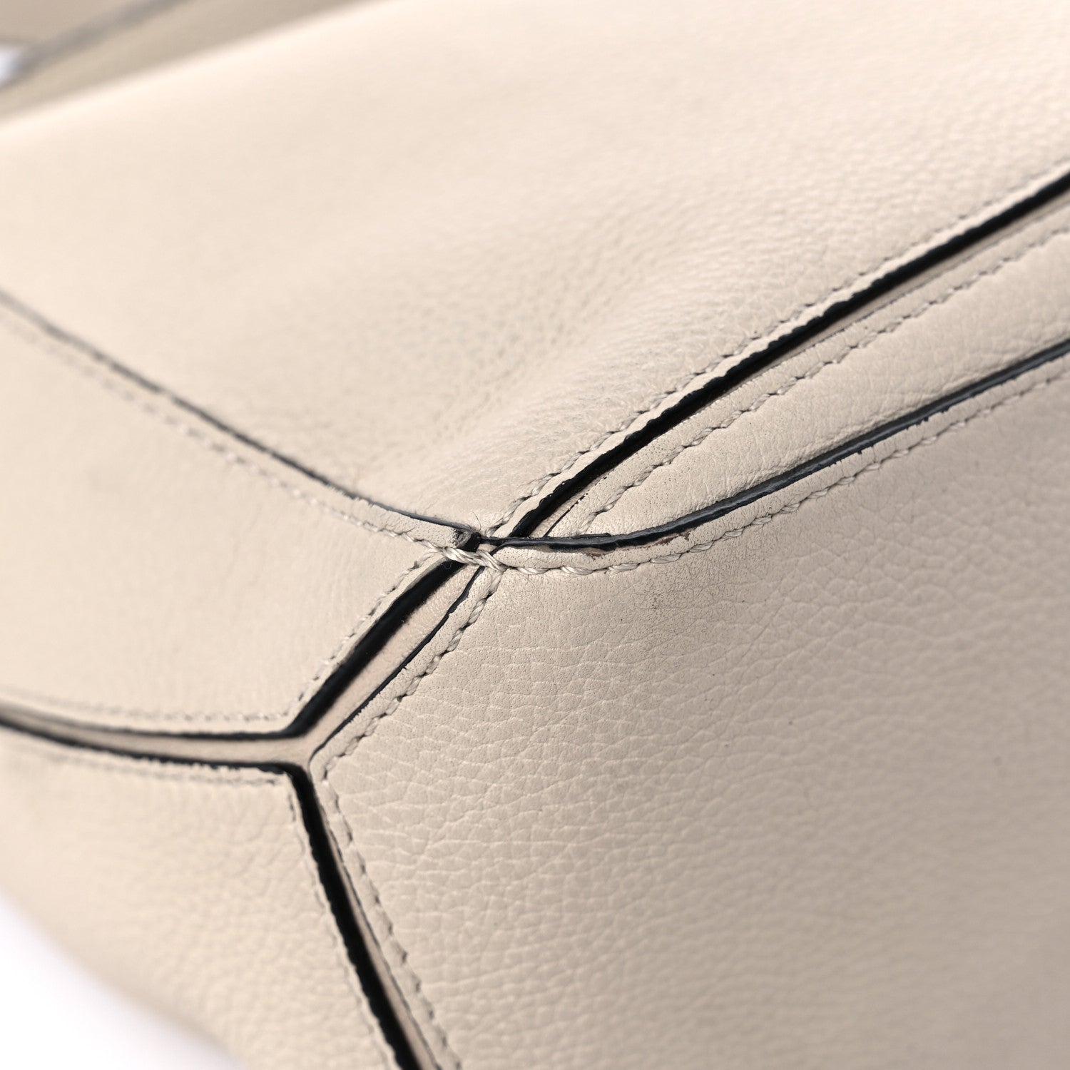 Loewe Calfskin Small Puzzle Bag Light Oat 8 of 18