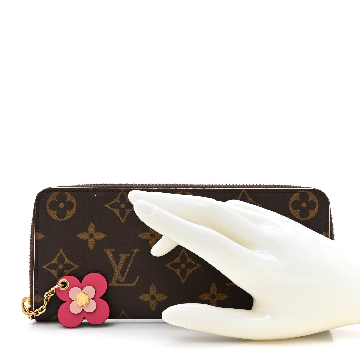 Louis Vuitton Monogram Blooming Flowers Clemence Wallet 2 of 16