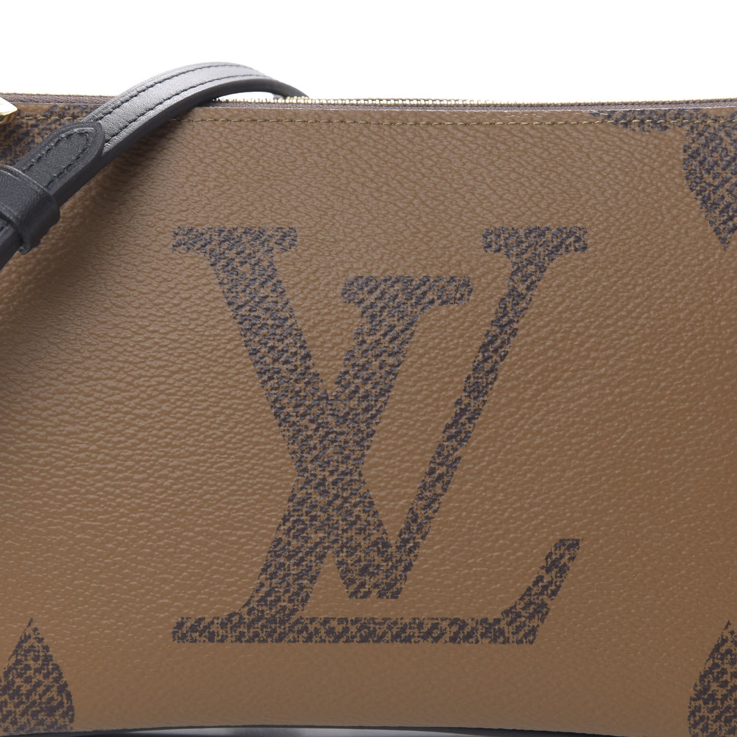 Reverse Monogram Giant Double Zip Pochette