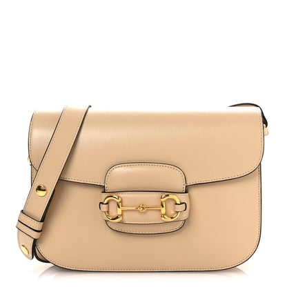 Gucci Azalea Calfskin Horsebit 1955 Shoulder Bag Bubble Tea 1 of 10