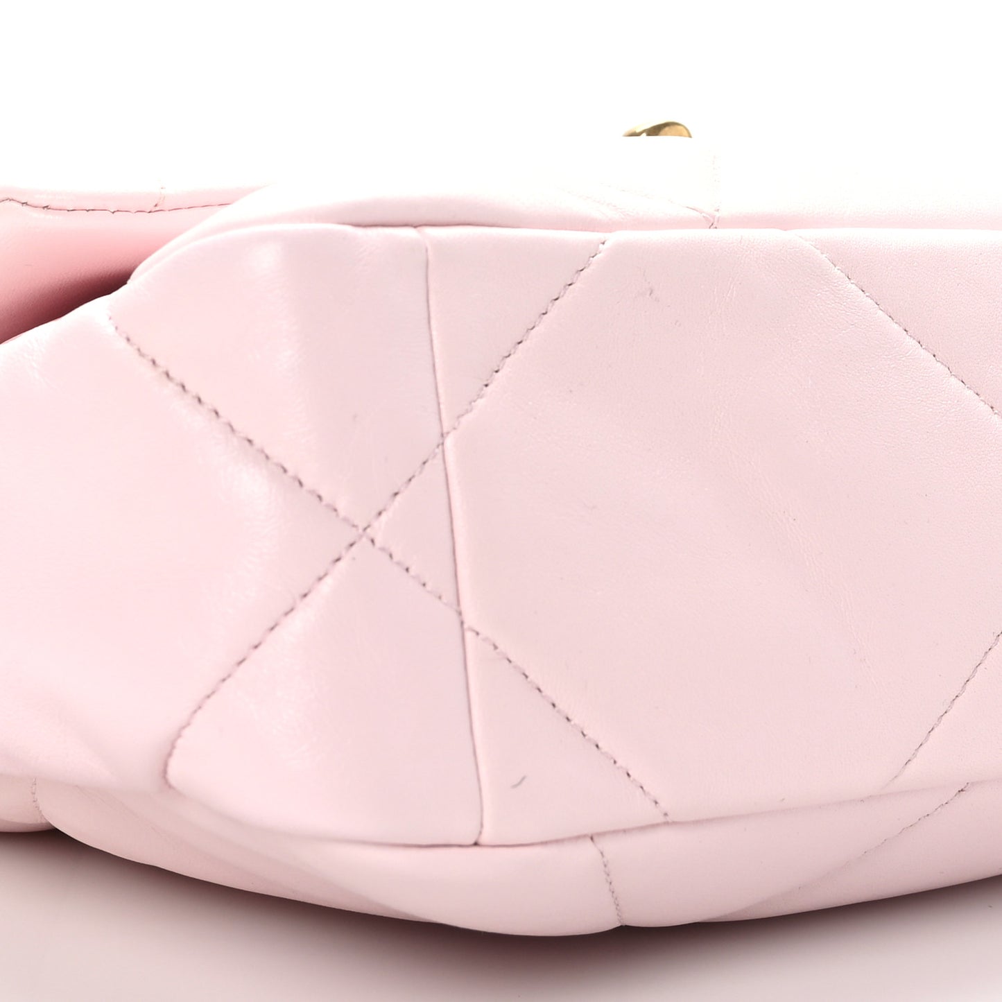 Lambskin Quilted Medium Chanel 19 Flap Light Pink