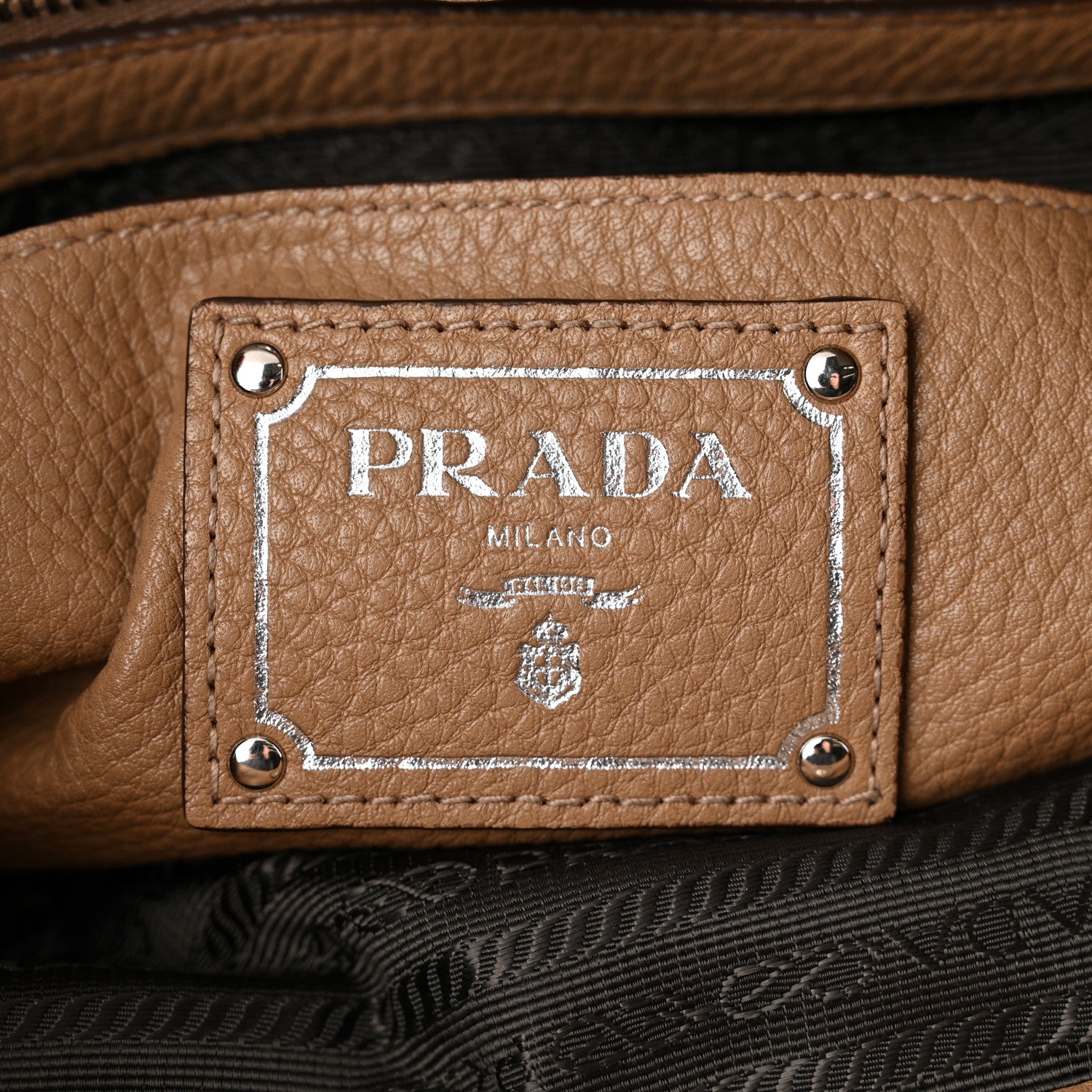 Prada Vitello Daino Shopping Tote Sesamo 5 of 9