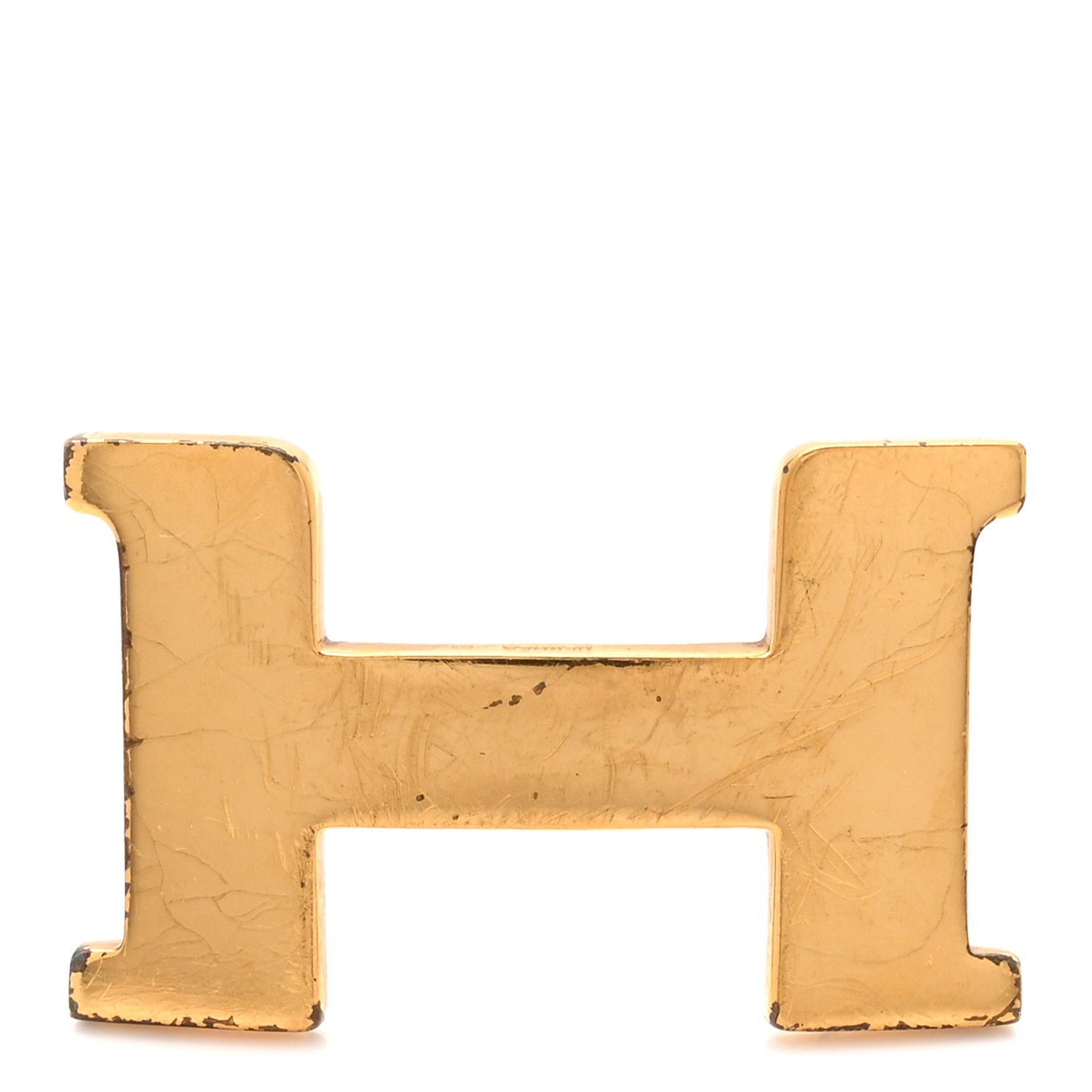 Hermes Polished 24mm H Belt Buckle Gold 1 of 3