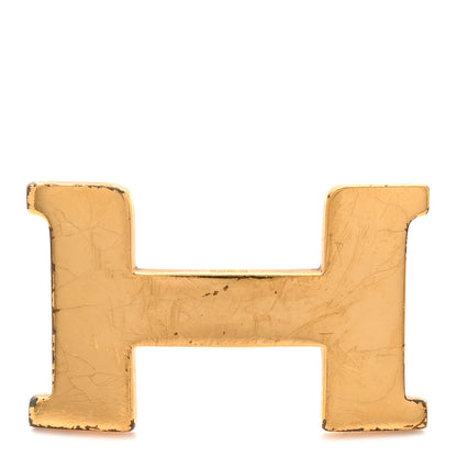 Hermes Polished 24mm H Belt Buckle Gold 1 of 3
