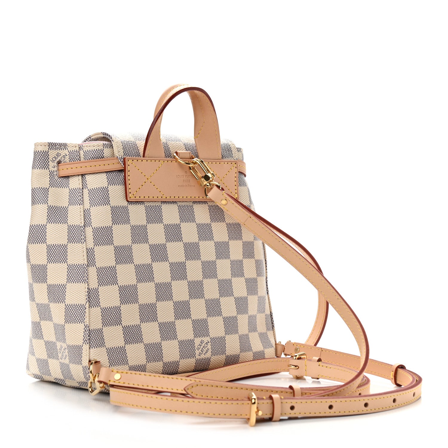Louis Vuitton Damier Azur Sperone BB Backpack 3 of 10