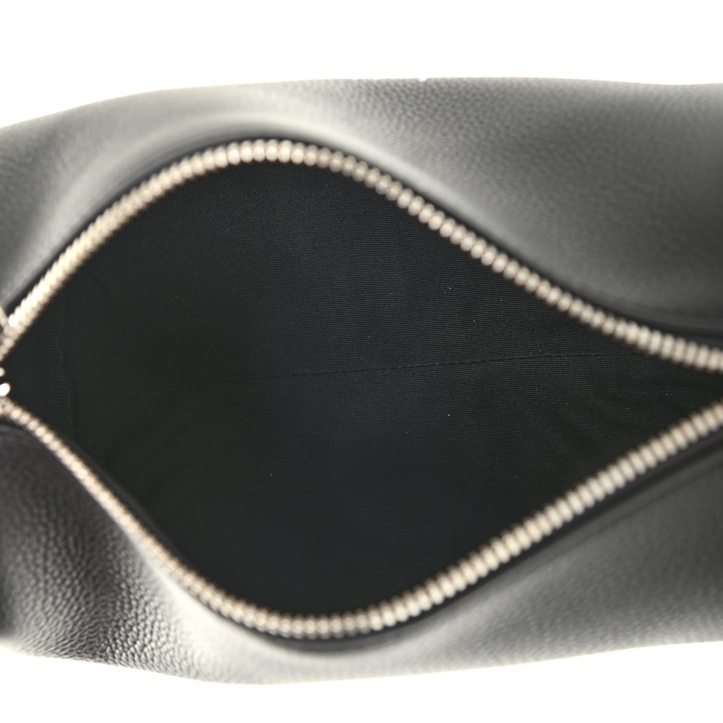 HOMME Grained Calfskin Mens Roller Pouch Black