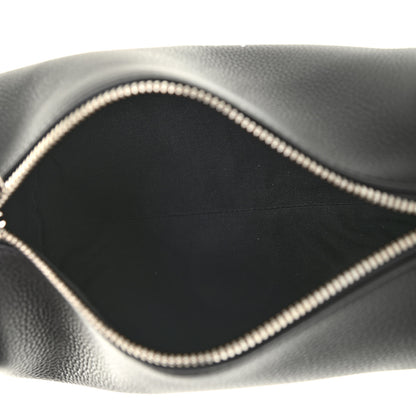 Christian Dior HOMME Grained Calfskin Mens Roller Pouch Black 5 of 10