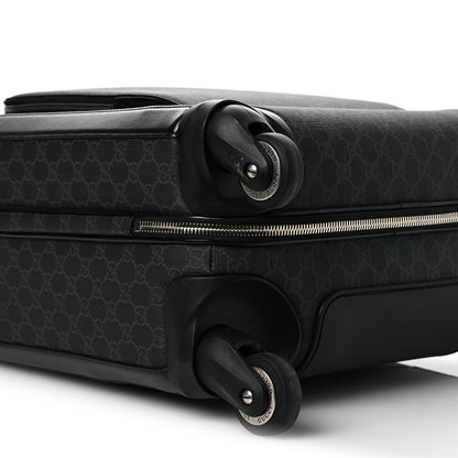 Gucci GG Supreme Monogram Calfskin Carry On Trolley Black 8 of 10