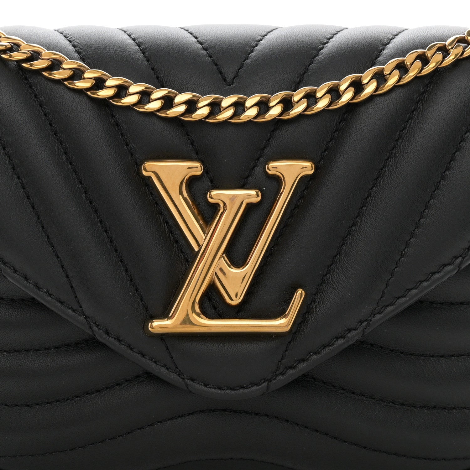 Louis Vuitton Calfskin New Wave Multi Pochette Black 7 of 9