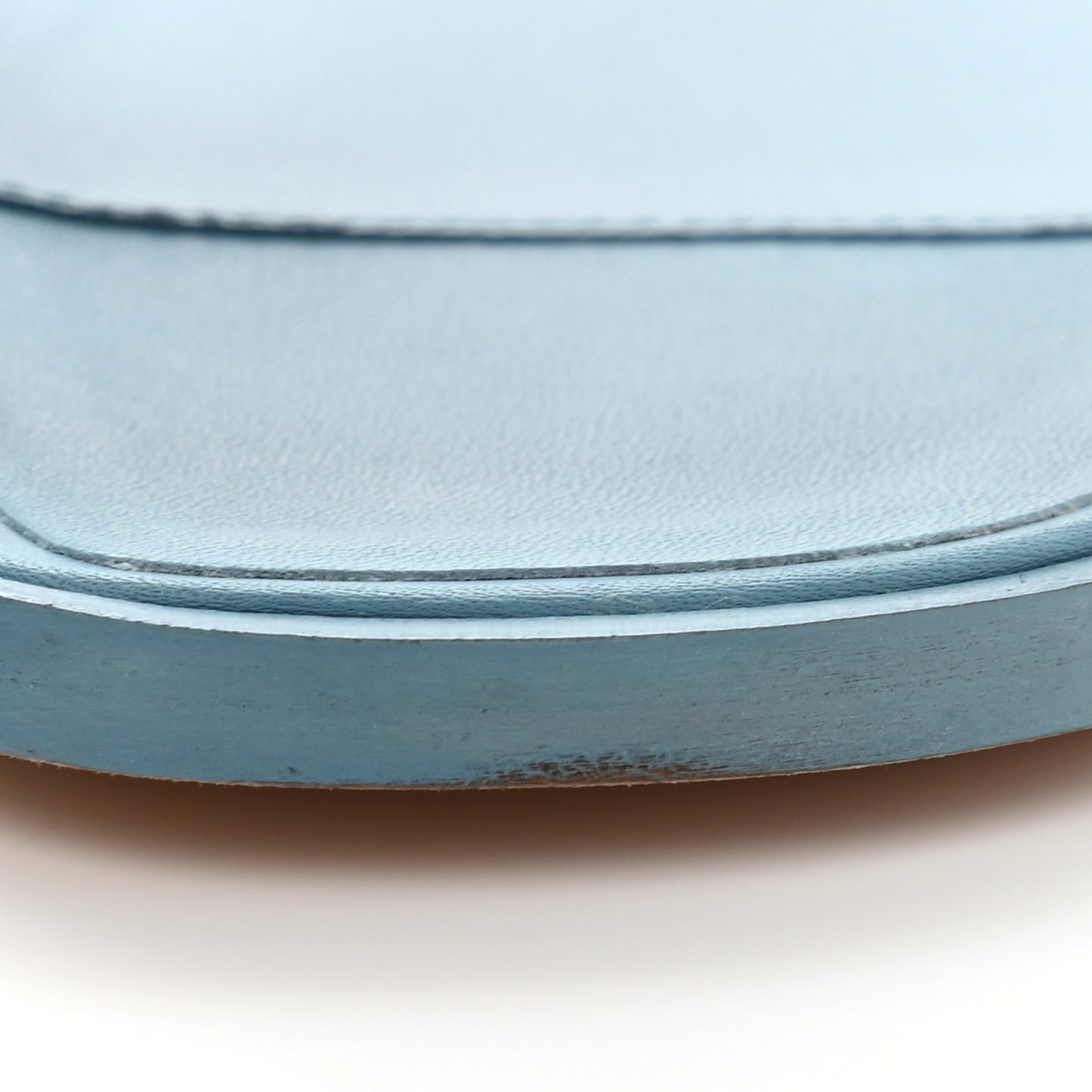Calfskin Oran Sandals 37.5 Bleu Dorset
