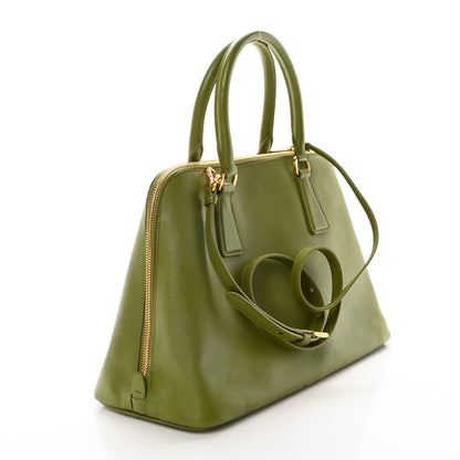 Prada Saffiano Lux Medium Promenade Tote Edera 3 of 10