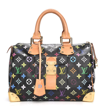 Louis Vuitton Monogram Multicolor Speedy 30 Black 1 of 9