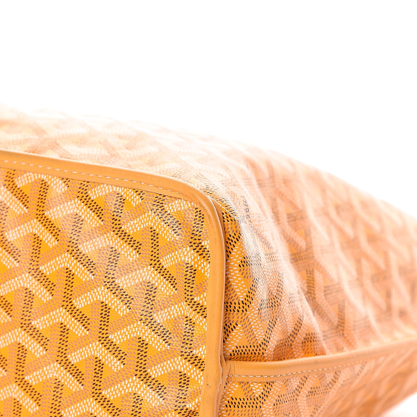 Goyardine Reversible Anjou PM Yellow