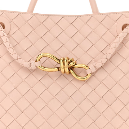 Bottega Veneta Nappa Intrecciato Small Andiamo Shoulder Bag Nude 7 of 9