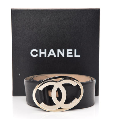 Chanel Calfskin CC Belt 80 32 Black 10 of 10