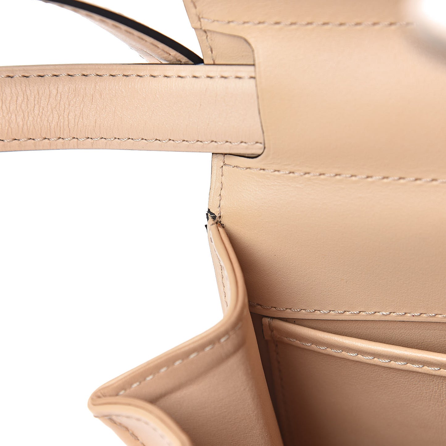 Calfskin Mini Brillant Satchel Nude