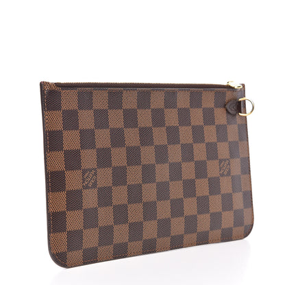 Louis Vuitton Damier Ebene Neverfull MM GM Pochette 3 of 9