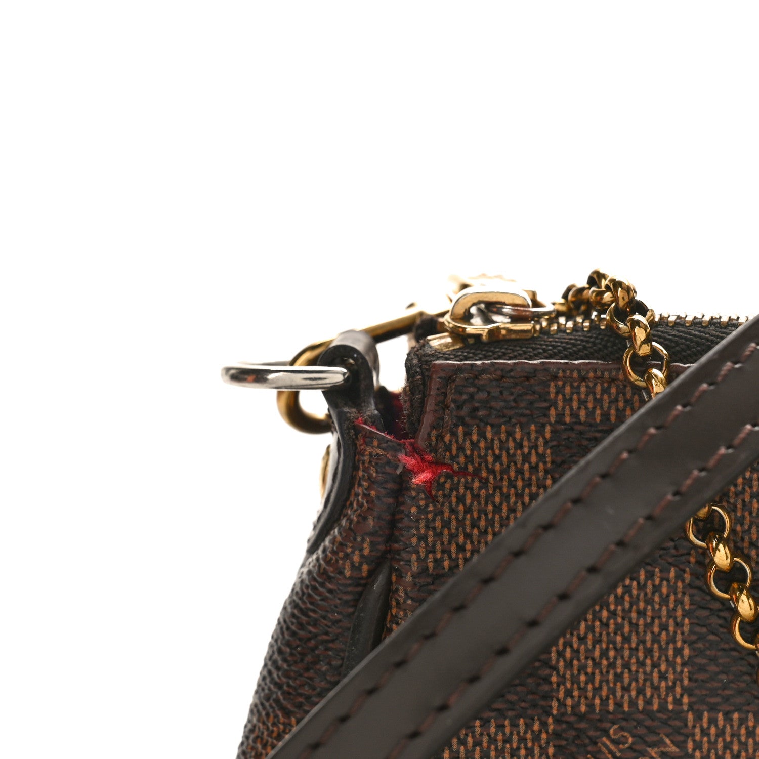 Louis Vuitton Damier Ebene Eva Clutch 10 of 12