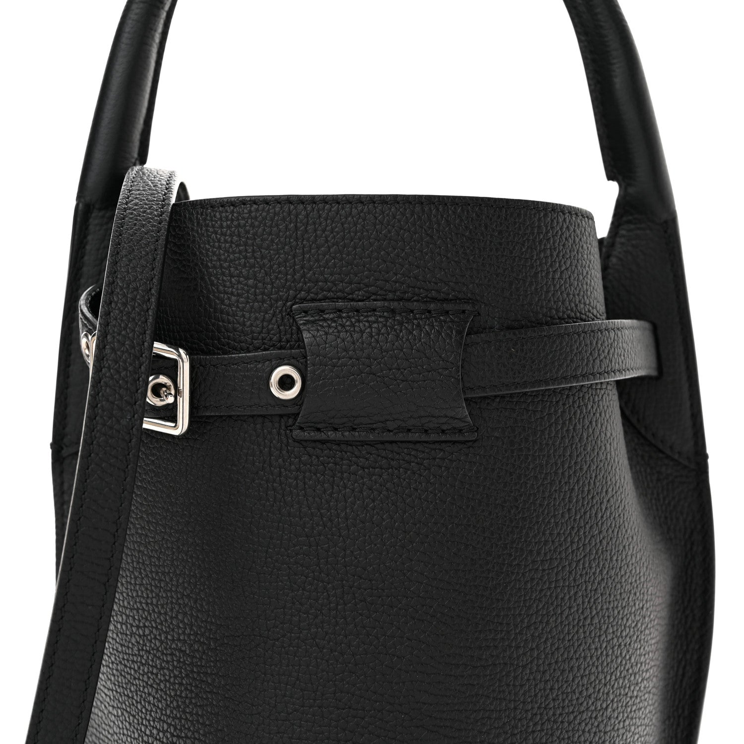 Celine Supple Grained Calfskin Nano Big Bag Bucket Black 7 of 9