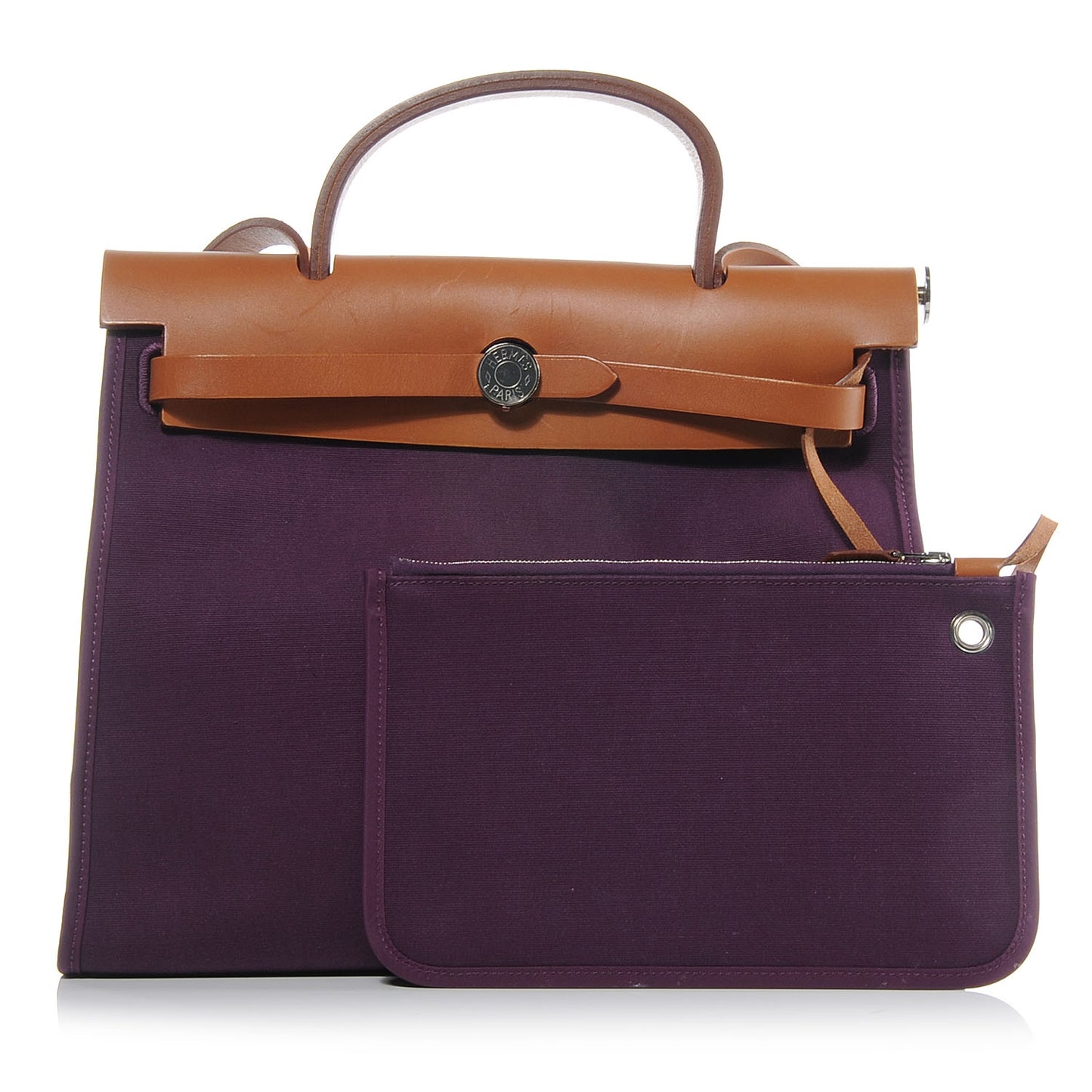 Toile Herbag Zip PM Cassis Fauve