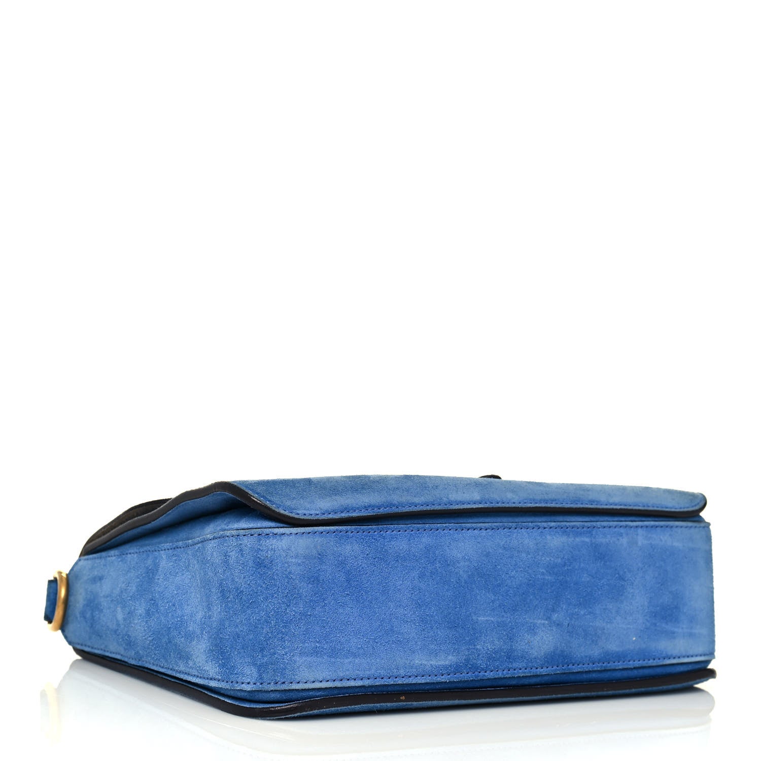 Gucci Soft Suede Small Jackie Shoulder Bag Cerulean Blue 3 of 14