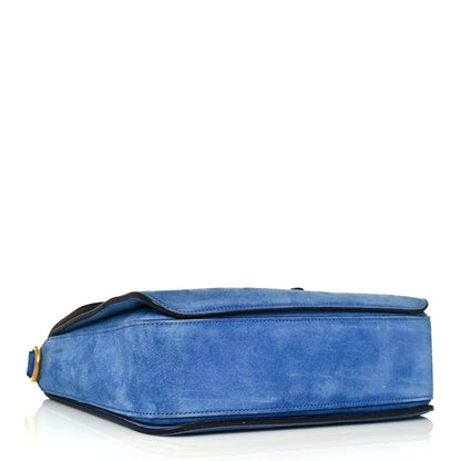 Gucci Soft Suede Small Jackie Shoulder Bag Cerulean Blue 3 of 14