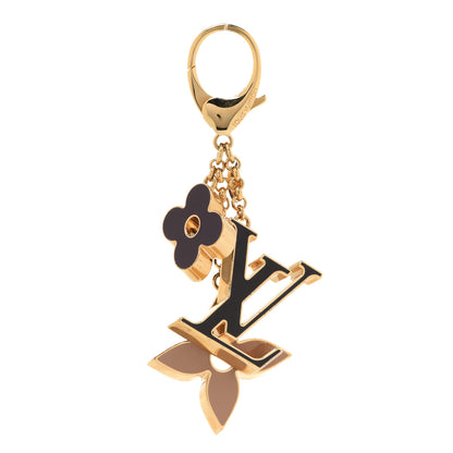 Louis Vuitton Fleur De Monogram Bag Charm Dore 1 of 6