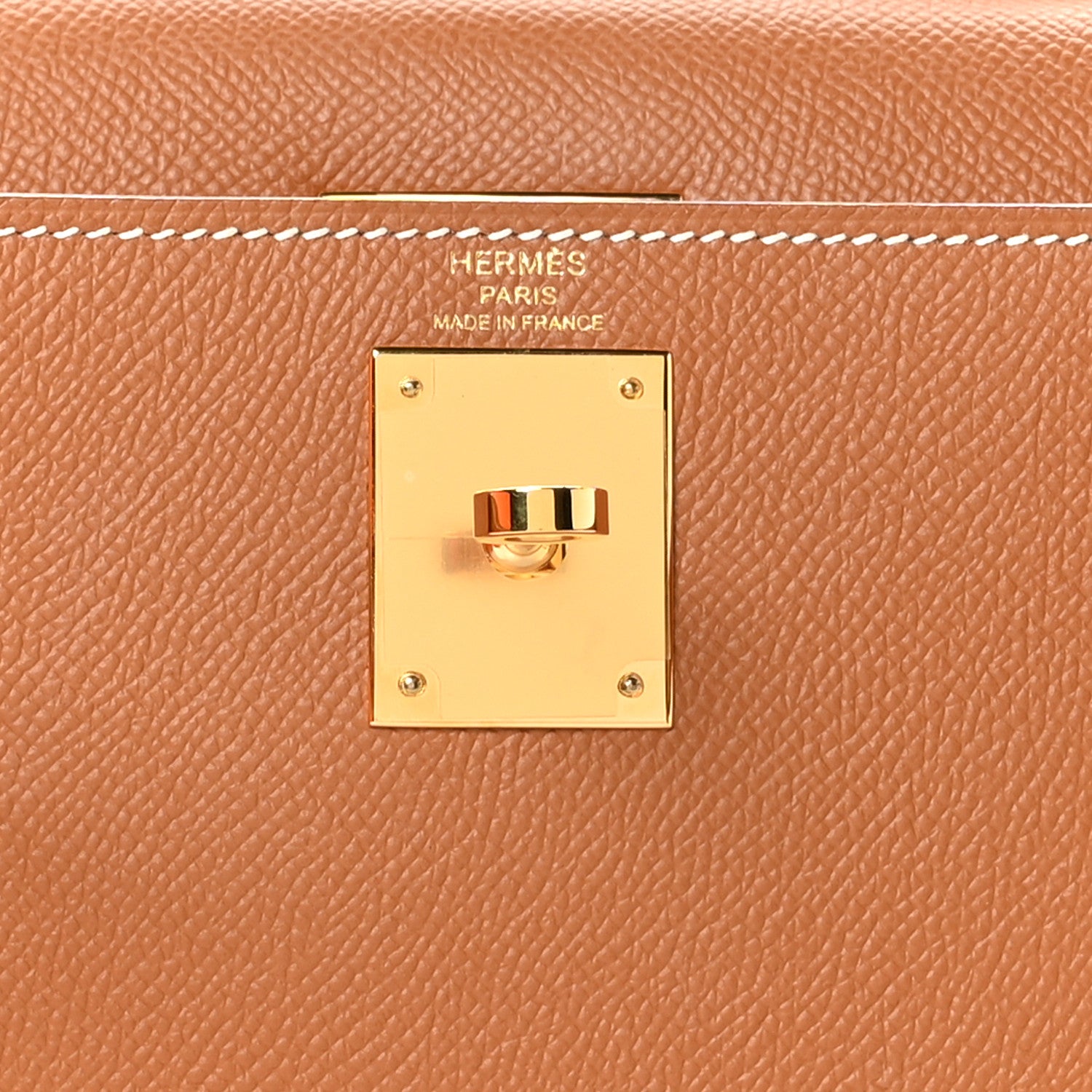 Hermes Epsom Kelly Sellier 28 Gold 6 of 11