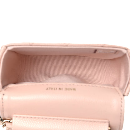 Chanel Caviar Quilted Mini Clutch With Chain Light Beige 5 of 11