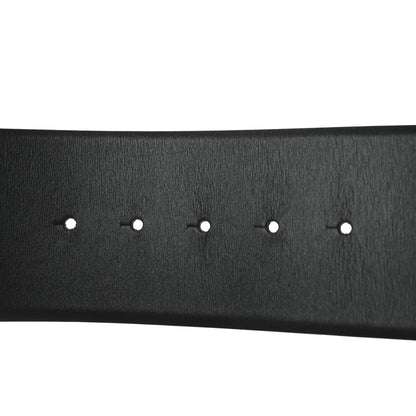 Valentino Garavani Glossy Calfskin VLogo Reversible 40mm Belt 85 34 Black Rouge Pur 4 of 5