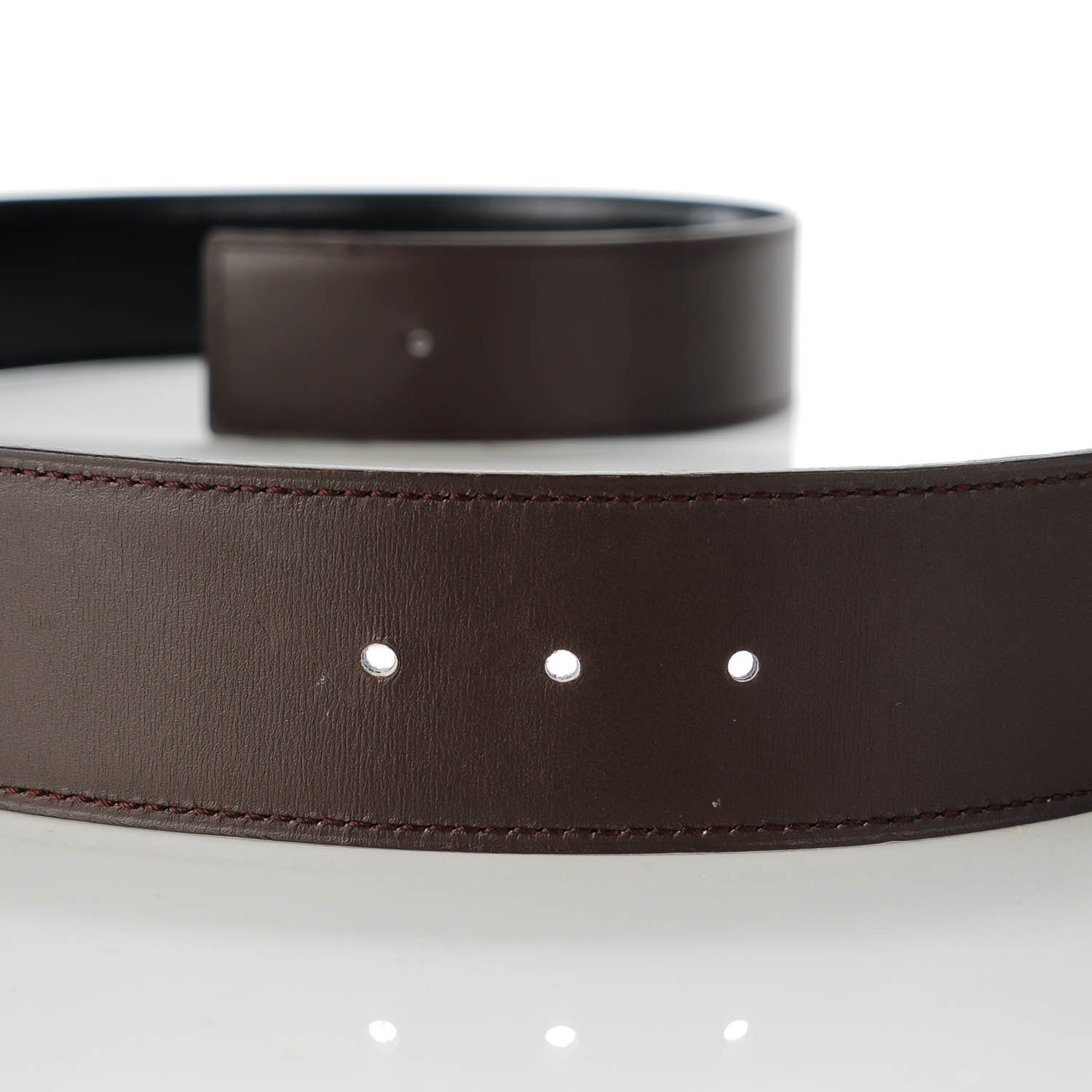 Hermes Box Chamonix 42mm Constance 2 Belt 90 Black Chocolate 6 of 8